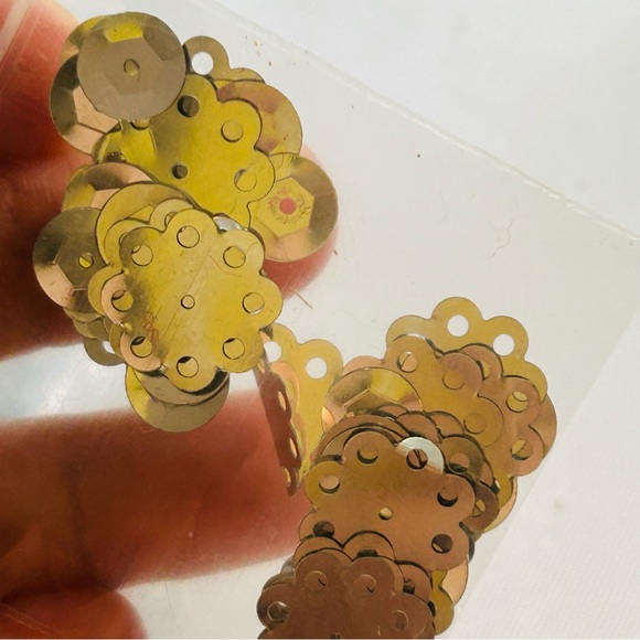 Vintage 1970 Handmade push pin ball ornaments set of 2 silver filagree p… - Picture 14 of 16